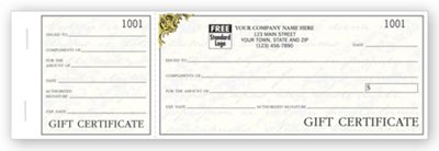 Vienna Gift Certificates, Booked Sets, Elegant Writing 8383