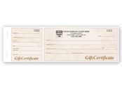 Harvest Gift Certificates, Booked, Light Burgundy
