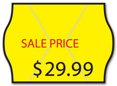 2-Line YLW Sale Price 8531