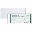 Embassy Gift Certificates - Carbonless Snapsets 857A
