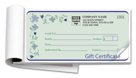 Spring Bouquet Book Gift Certificate