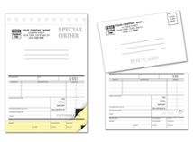 Sales Orders with Postcard and Carbons