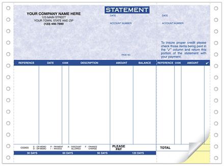 Continuous Statement Parchment