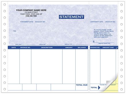 Continuous Statement Parchment