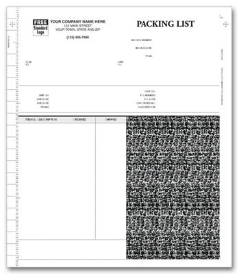 Classic Continuous Invoice w/Packing List 9088B