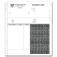 Classic Continuous Invoice w/Packing List