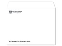 White Mailing Envelope 9 X 12, Gummed Seal