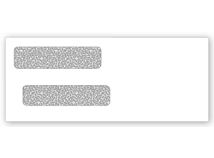 Double Window Envelope 8 5/8 x 3 5/8, Gummed Seal