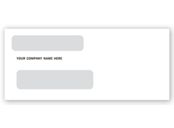 2-Window Confidential Gummed Envelope 8-5/8 x 3-5/8