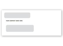 2-Window Confidential Gummed Envelope 8-5/8 x 3-5/8