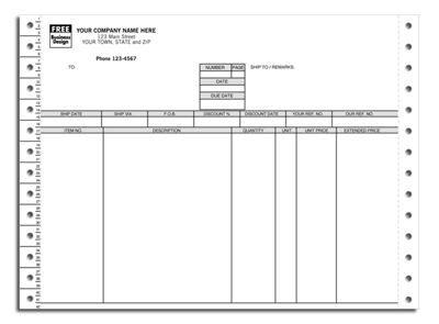 Classic Continuous Multipurpose Form 9158