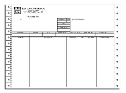 Classic Continuous Multipurpose Form