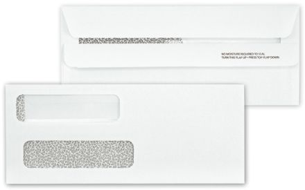 Check Envelopes, Double Window, Self Seal