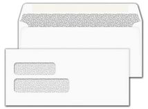2-Window Confidential Self Seal Envelope 4-1/8 x 9, Blank