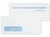 Single Window Confidential Envelope, Blue Tint, 2 Flaps