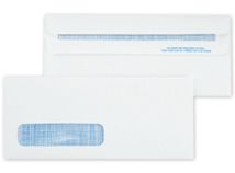 Single Window Confidential Envelope, Blue Tint, 2 Flaps