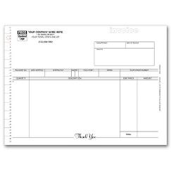 Continuous Invoice With Mailing Label