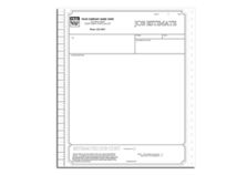 Classic Continuous Job Estimate