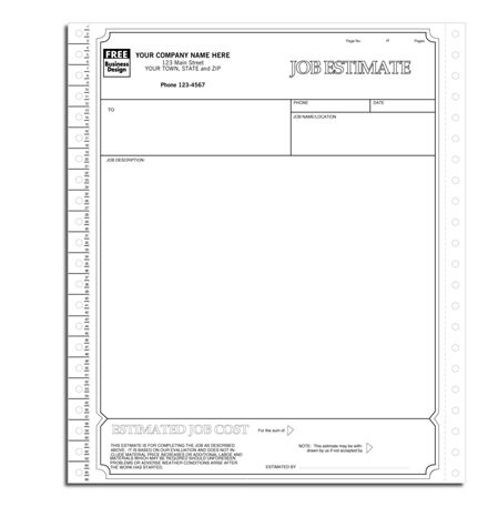 Classic Continuous Job Estimate