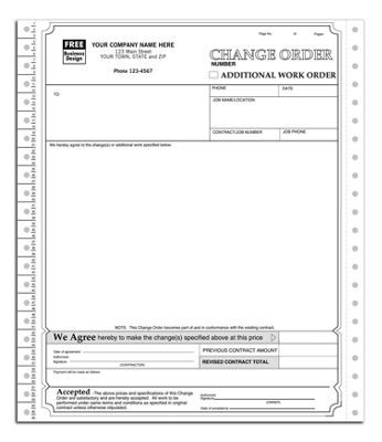 Classic Continuous Change Order 9256