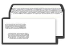 2-Window Confidential Self Seal Envelope 4-1/8 x 9