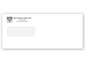 Single Window Envelope, Gummed Seal, Small Window