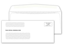 2-Window Confidential Envelope 8-5/8 x 3-5/8, Custom
