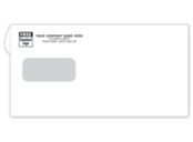 Single Window Envelope 7 1/2 x 3 7/8, Gummed Seal