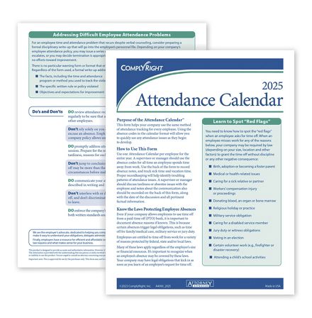 Attendance Calendar Kit