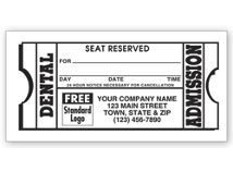 Dental Appointment Card, Imprinted