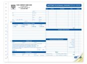 Motorcycle/Small Engine Repair Order, Carbonless