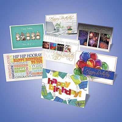 Assortment Set of 50 Birthday Cards     BDKITU