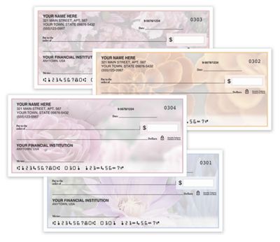 Personal Check - Floral C702