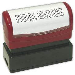 Final Notice Stamp - Pre-Inked
