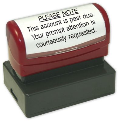 Please Note Stamp - Pre-Inked D02359