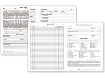 Four-Page Dental Exam Record, With Treatment Plan