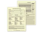 Dental Exam Record, Single Sheet