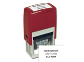Self-Inking Plastic Date Stamp - One Color