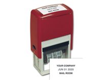 Self-Inking Plastic Dater Stamp - One Color