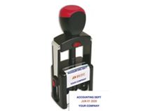 Self-Inking Metal Date Stamp - Two Color