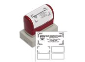 Pre-Inked Name and Address Stamp - 6 Lines