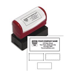 Pre-Inked Name and Address Stamp - 5 Lines, D2022M