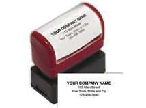 Pre-Inked Name and Address Stamp - 4 Lines