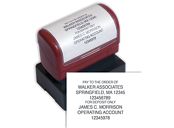 Pre-Inked Endorsement Stamp - Widely Accepted Layout