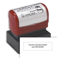 Custom Stamp with Artwork - Pre-Inked, D2024