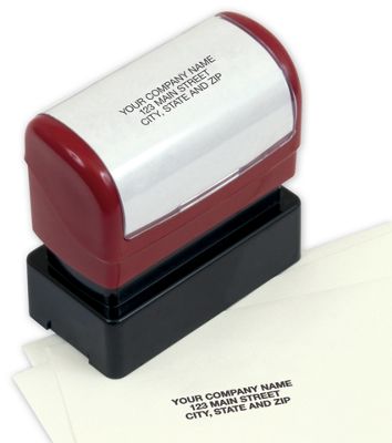 Compact Name and Address Stamp - Pre-Inked D2028