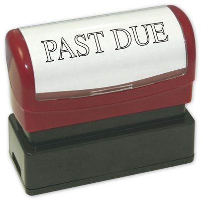 Past Due Stamp - Pre-Inked D2066