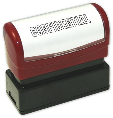Confidential Stamp - Pre-Inked D2082