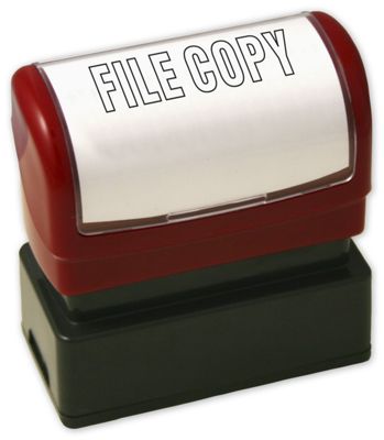 File Copy Stamp - Pre-Inked D2147