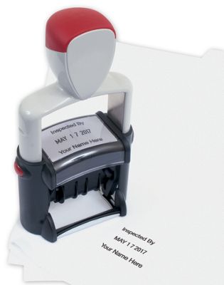 Metal Dater Stamp - Self-Inking D42